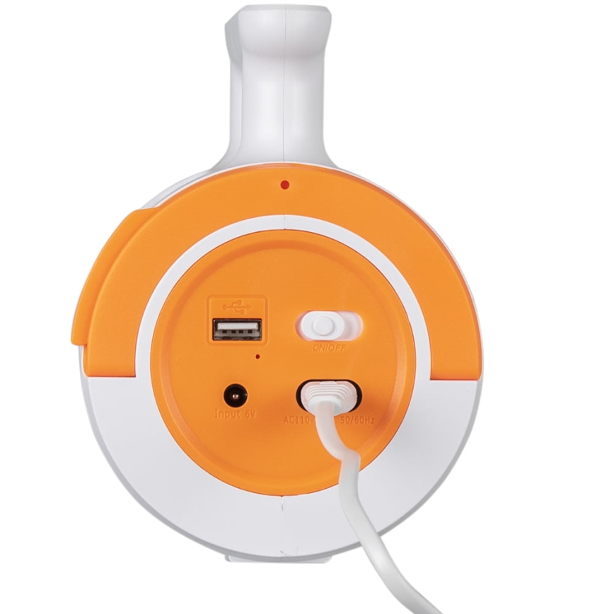 Lanternă LED reîncărcabilă dimabilă 2 în 1 cu funcție de acumulator extern LED/5W/230V 3500 mAh