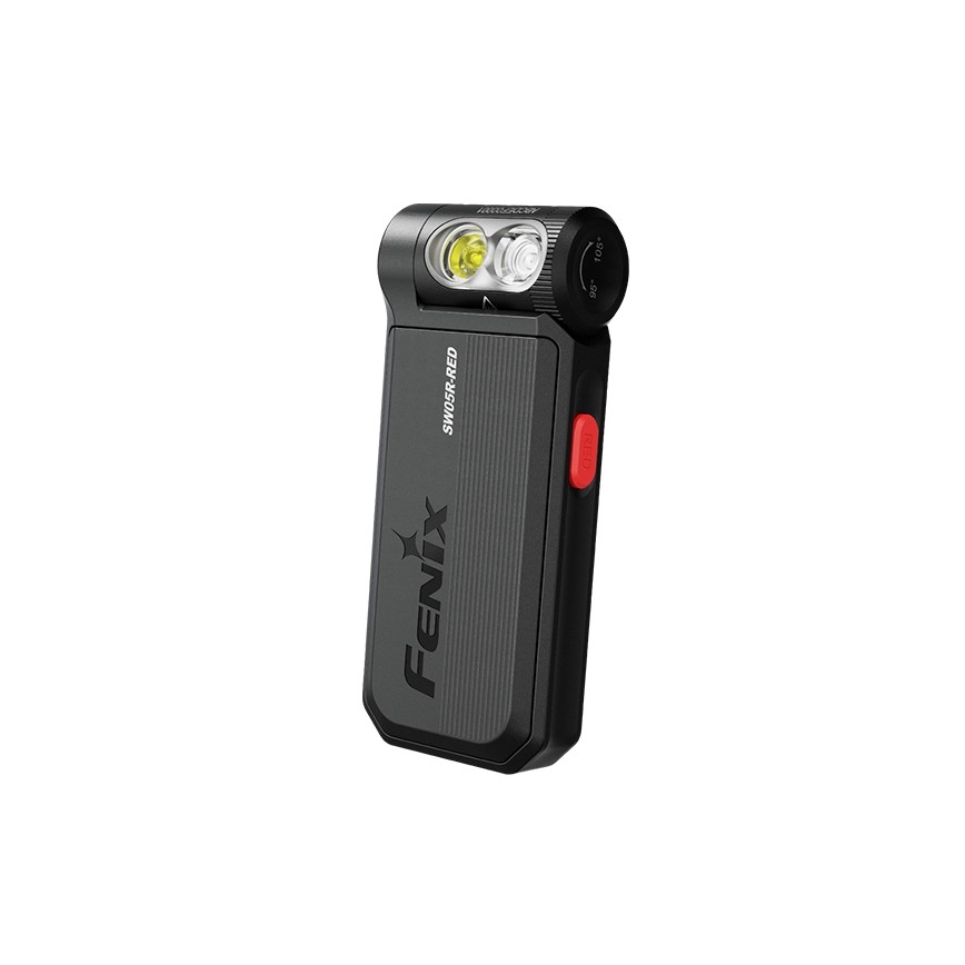 Lanternă LED reîncărcabilă dimabilă Fenix SW05RREDBLC LED/USB IPX6 150 lm 49 h negru
