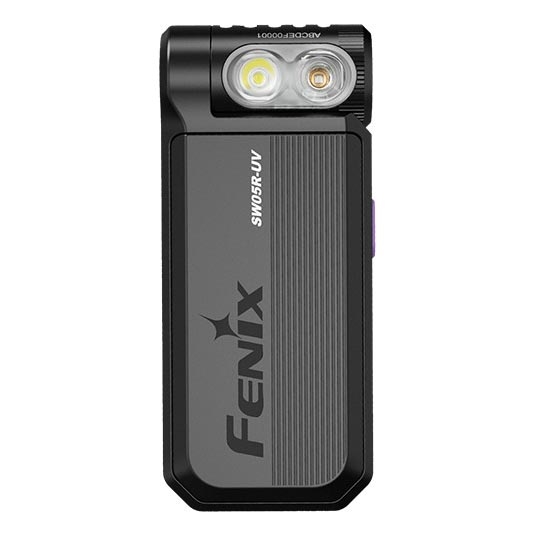 Lanternă LED reîncărcabilă dimabilă Fenix SW05RUVBLC LED/USB IPX6 150 lm 49 h 700 mAh negru