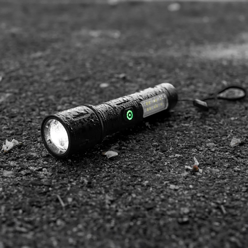 Lanternă LED reîncărcabilă dimabilă cu lumină roșie LED/5W/5V IPX4 260 lm 2000 mAh