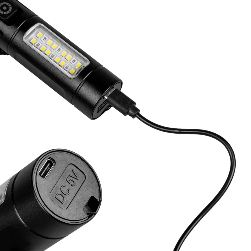 Lanternă LED reîncărcabilă dimabilă cu lumină roșie LED/5W/5V IPX4 260 lm 2000 mAh