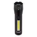Lanternă LED reîncărcabilă Globo LED/3W/5V + COB/3W 5500K 1200 mAh