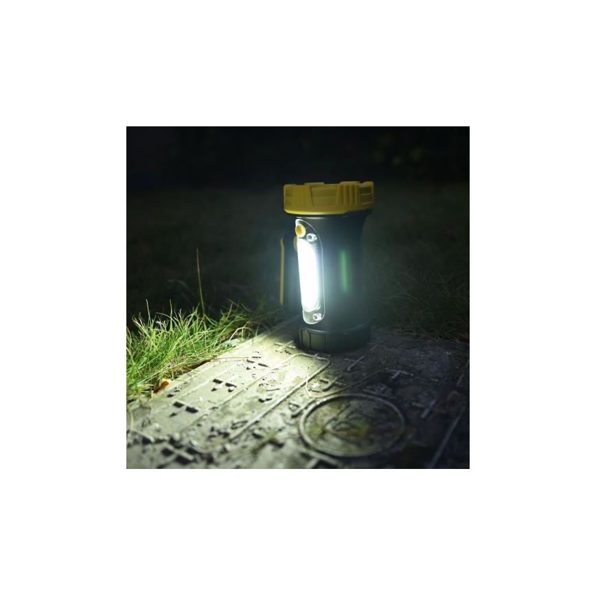 Lanternă LED reîncărcabilă LED/5W/4000mAh + LED/3W