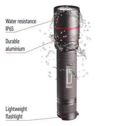 Lanternă LED reîncărcabilă LED/USB/3,7V IP65 600lm