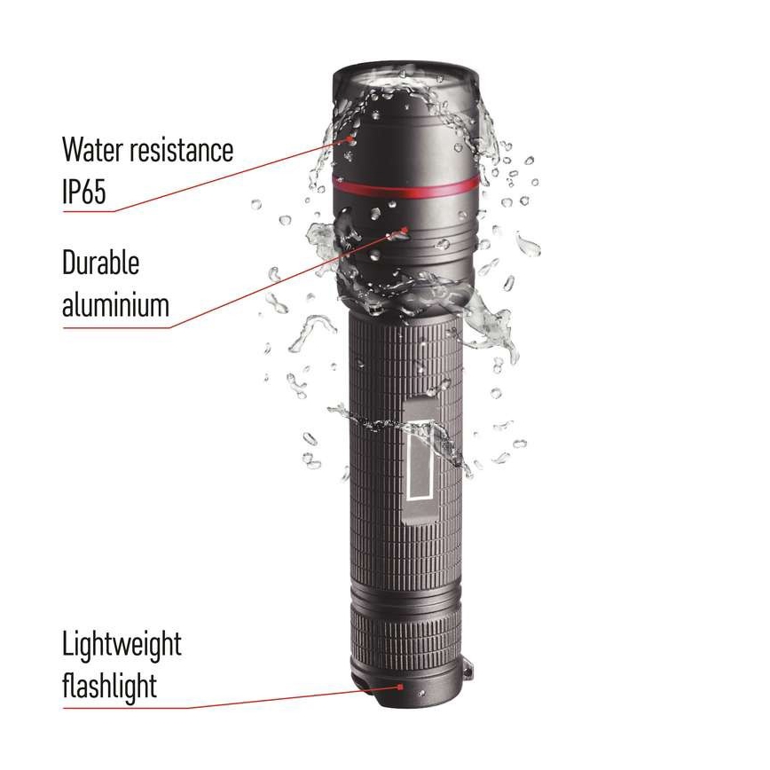 Lanternă LED reîncărcabilă LED/USB/3,7V IP65 600lm