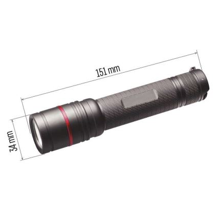 Lanternă LED reîncărcabilă LED/USB/3,7V IP65 600lm
