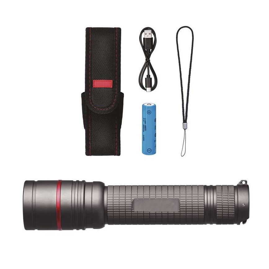Lanternă LED reîncărcabilă LED/USB/3,7V IP65 600lm