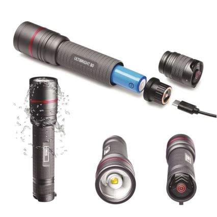 Lanternă LED reîncărcabilă LED/USB/3,7V IP65 600lm