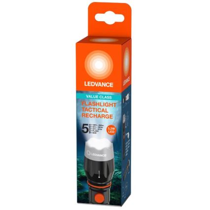 Lanternă LED reîncărcabilă Ledvance FLASHLIGHT LED/3,2W/5V 1500mAh
