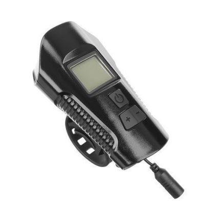 Lanternă LED reîncărcabilă pentru bicicletă cu vitezometru și sonerie LED/1500 mAh IP65