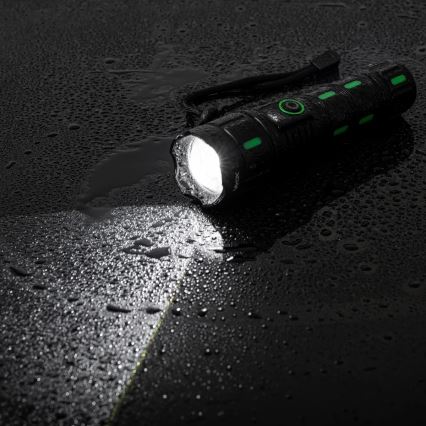 Lanternă LED reîncărcabilă cu reglaj al luminozității și funcție powerbank, 20W/5V, IP44, 1200 lm, 5000 mAh