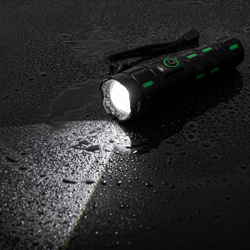 Lanternă LED reîncărcabilă cu reglaj al luminozității și funcție powerbank, 20W/5V, IP44, 1200 lm, 5000 mAh