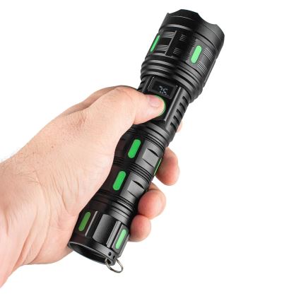 Lanternă LED reîncărcabilă cu reglaj al luminozității și funcție powerbank, 20W/5V, IP44, 1200 lm, 5000 mAh