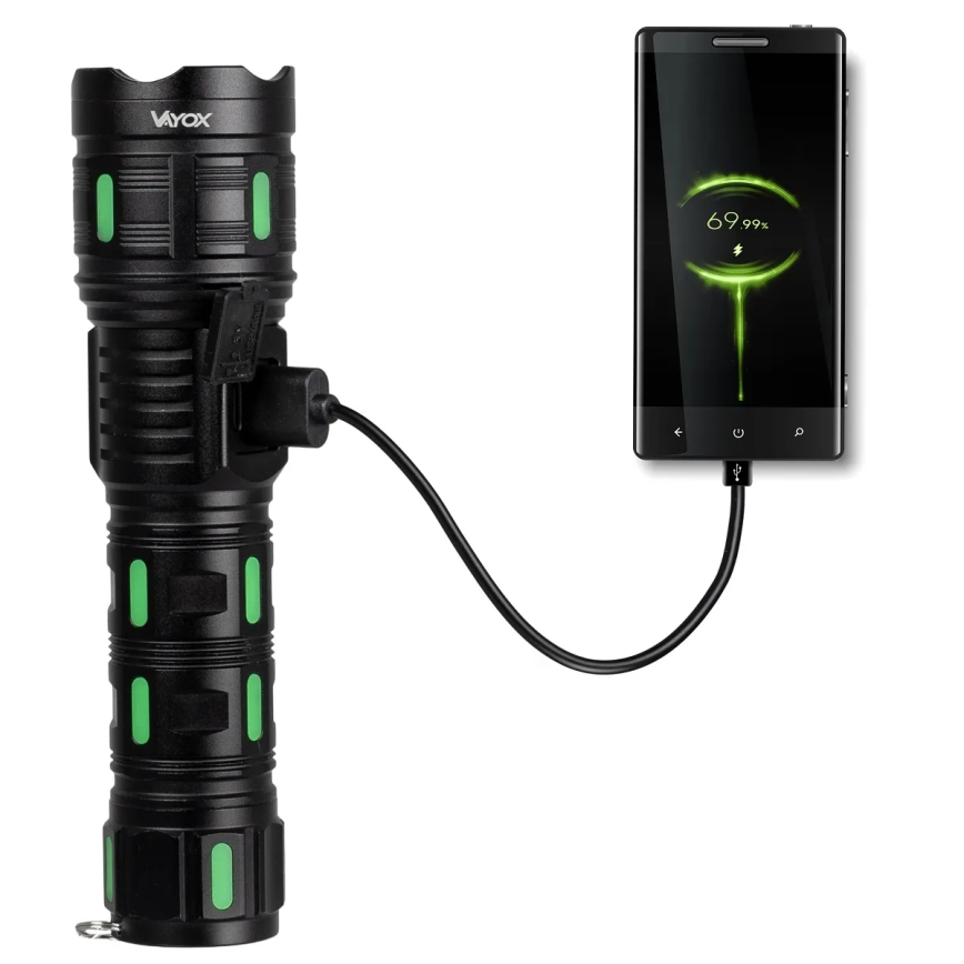 Lanternă LED reîncărcabilă cu reglaj al luminozității și funcție powerbank, 20W/5V, IP44, 1200 lm, 5000 mAh