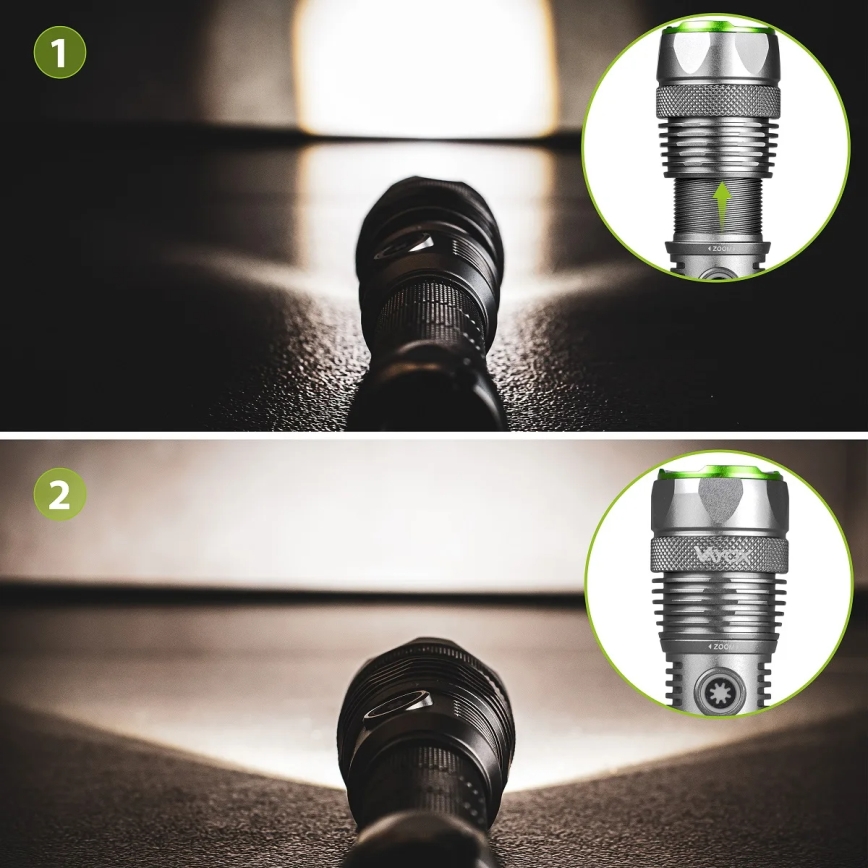 Lanternă LED reîncărcabilă cu luminozitate reglabilă și funcție powerbank LED/30W/5V IPX7 3000 lm 4000 mAh