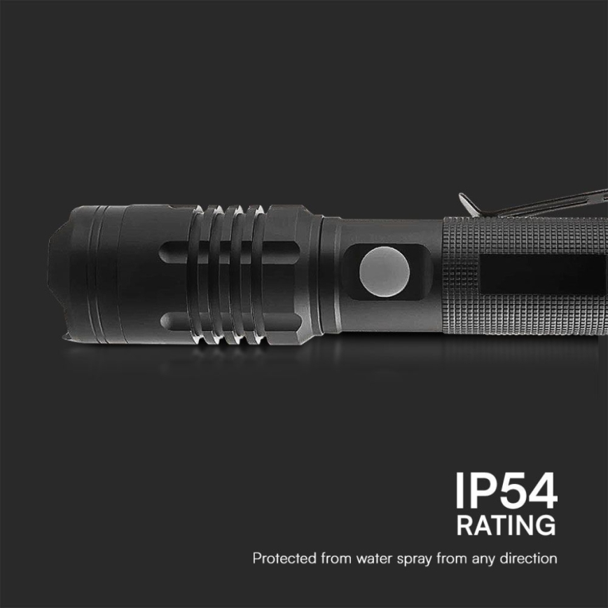 Lanternă LED reîncărcabilă USB LED/10W/5V IP54 2000 mAh 1000 lm