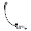 LAUFEN H2951100040001 - Set de evacuare și preaplin pentru cadă PRO, din plastic/crom lucios