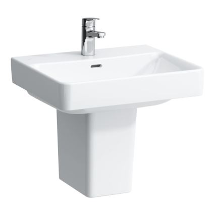 LAUFEN H8109620001041 - Lavoar PRO 55 x 46,5 cm pentru montaj pe blat/suspendat, ceramică albă
