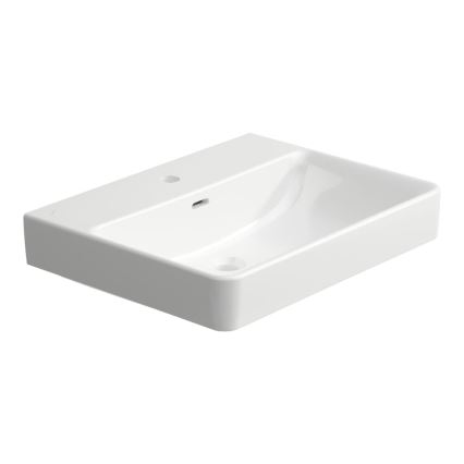 LAUFEN H8109630001041 - Lavoar PRO 60x46,5 cm, ceramică, alb, pentru montaj pe blat/suspendat