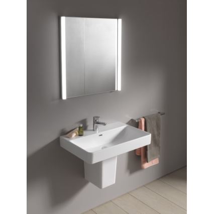 LAUFEN H8189580001041 - Lavoar PRO 55 x 38 cm, pentru blat/suspendat, din ceramică, alb