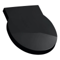 LAUFEN H8942820200001 - Capac pentru pisuar SoftClose VAL, din duroplast, negru lucios