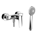 LAUFEN HF500750100600 - Set de duș cu baterie LAURIN, crom lucios