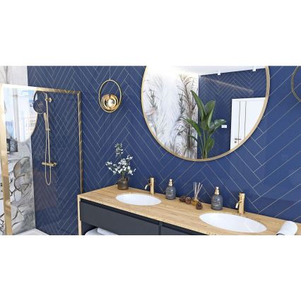 Lavoar încastrat NEL REA-U6330, 39 x 47,5 cm, ceramică, alb lucios