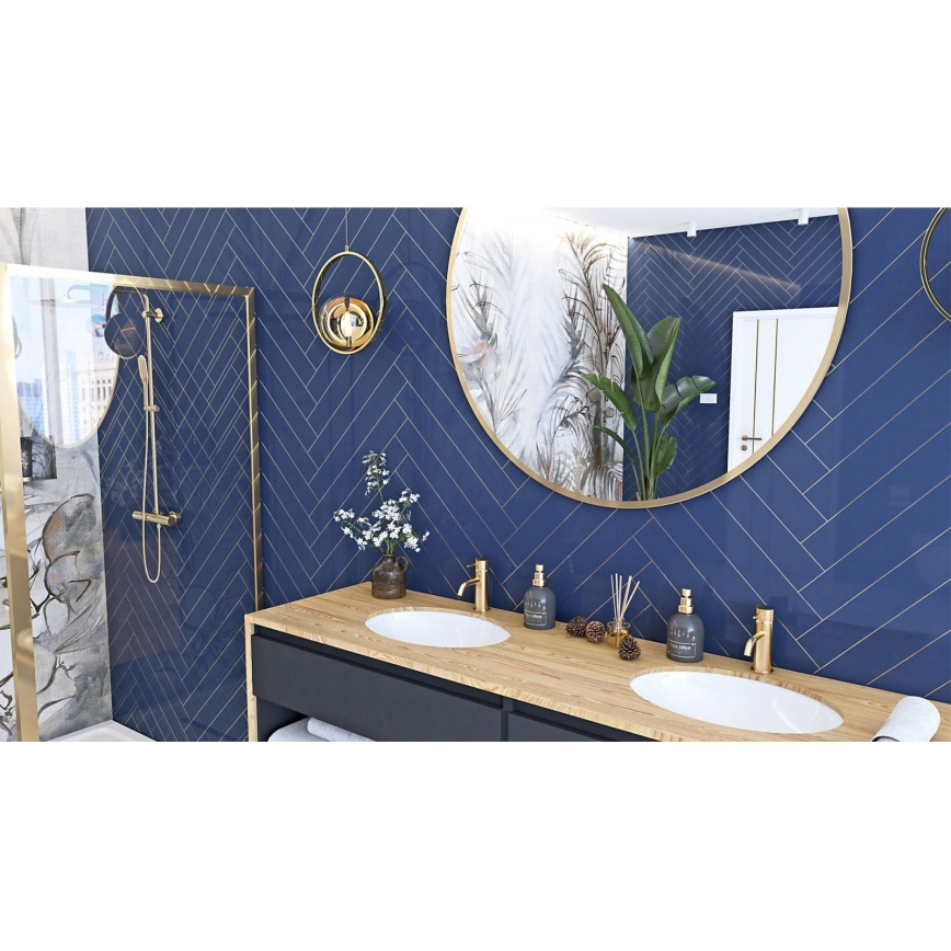 Lavoar încastrat NEL REA-U6330, 39 x 47,5 cm, ceramică, alb lucios