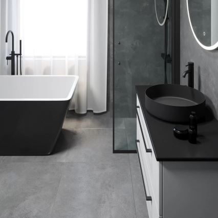 Lavoar pentru blat LJORDAL, Ø 40 cm, oțel/negru