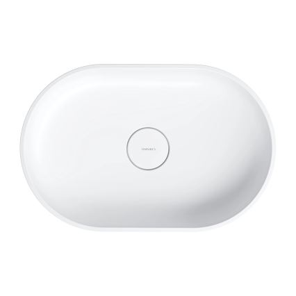 Lavoar pentru blat OVO 55x36 cm, dolomit, alb mat - OMNIRES OVOUNBM