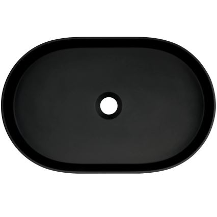 Lavoar pentru blat SILIA 35 x 55 cm, granit, negru - Deante CQS_NU6S