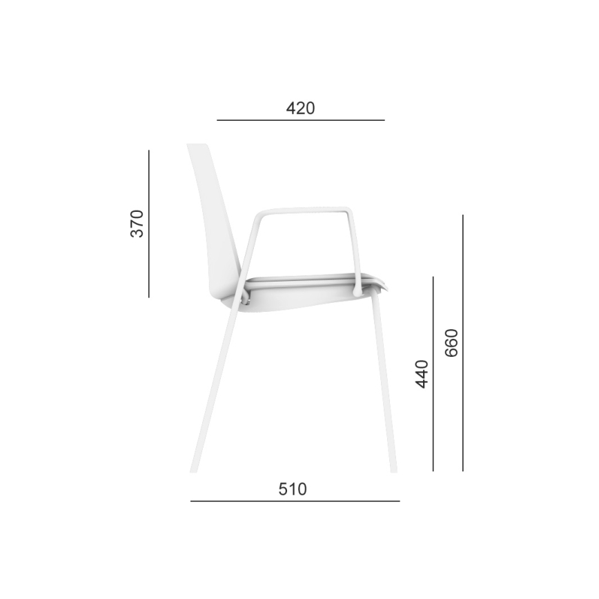 LD Seating - Scaun de birou SKY alb/albastru