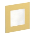 LDST AN-01-SZ-BZ9 - LED iluminat scară ANGEL 9xLED/1,2W/230V auriu 6500K