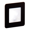 LDST DI-01-SC-BZ9 - Lumină LED pentru scări DIANA 9xLED/1,2W/230V negru mat 6500K
