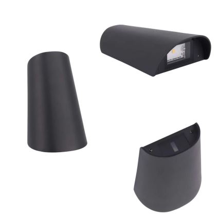 LED Aplică de exterior LED/11W/230V IP65 neagră