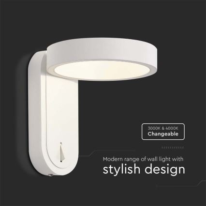 Aplica LED de perete LED/5W/230V 3000K/4000K alb