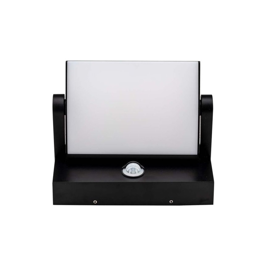 Aplica de perete LED pentru exterior cu senzor LED/17W/230V 3000K IP65 negru