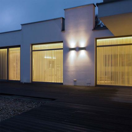 LED aplică de perete pentru exterior LED/24W/230V 4000K IP65 antracit
