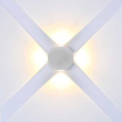 Aplica LED de perete pentru exterior LED/4W/230V 4000K IP54 albă