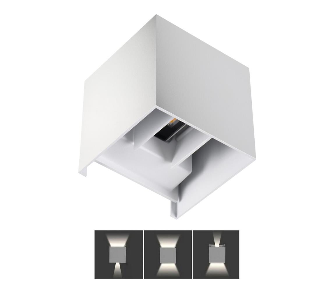 LED Aplică perete exterior REKA LED/7W/230V IP54 alb
