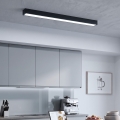 LED Aplicat/pandantiv pe cablu LED/44W/230V 6000K 120 cm negru