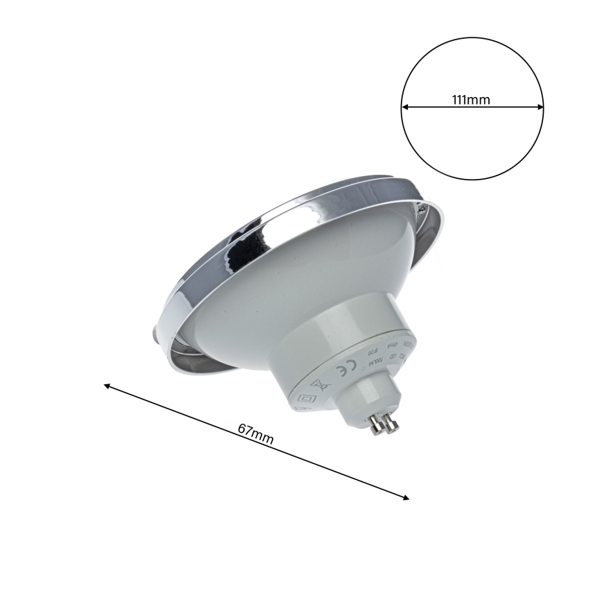 Bec LED AR111 GU10/12W/230V 4000K 24°