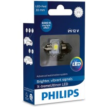 LED Bec auto Philips X-TREME ULTINON 129416000KX1 LED SV8.5–8/0,8W/12V 6000K