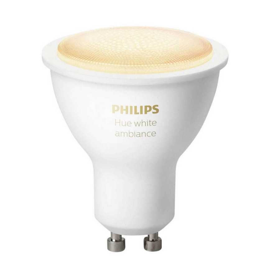 LED Bec dimmabil Philips HUE WHITE AMBIANCE 1xGU10/5,5W/230V