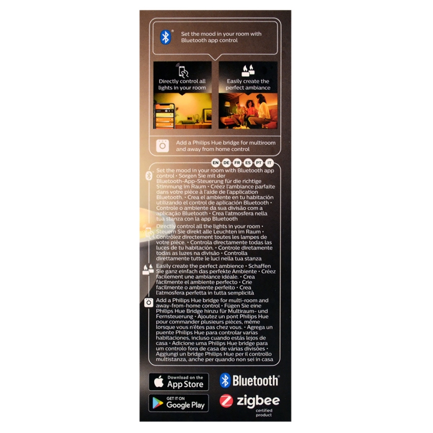 LED Bec dimmabil Philips Hue WHITE AMBIANCE 1xGU10/4,3W/230V 2200-6500K