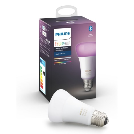 LED Bec dimmabil Philips Hue WHITE AND COLOR AMBIANCE E27/9W/230V 2000-6500K