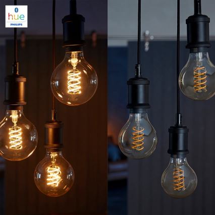 LED Bec dimmabil Philips HUE WHITE FILAMENT G93 E27/7W/230V