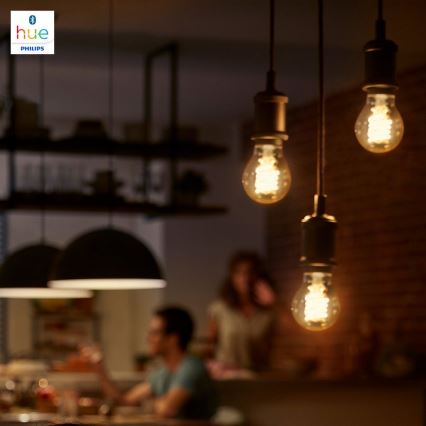 LED Bec dimmabil Philips HUE WHITE FILAMENT G93 E27/7W/230V