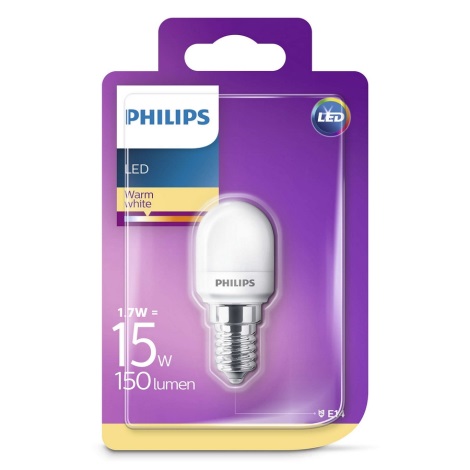 LED bec pentru frigider Philips E14/1,7W/230V 2700K