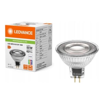 LED Bec spot dimabil MR16 GU5,3/6,8W/12V 4000K 36° CRI 90 - Ledvance